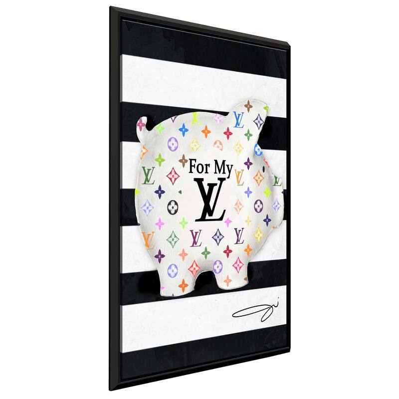 "Louie Fund" by Jodi Print on Floating Canvas