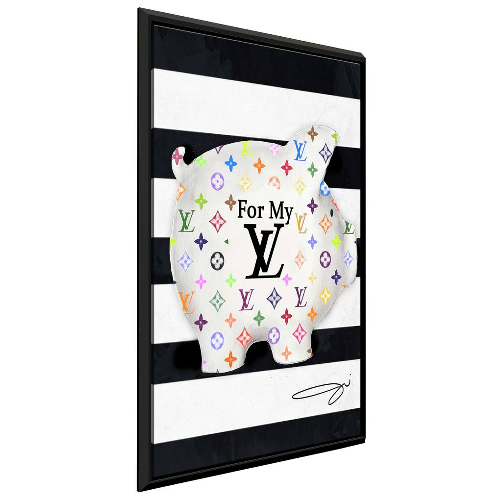 "Louie Fund" by Jodi Print on Floating Canvas