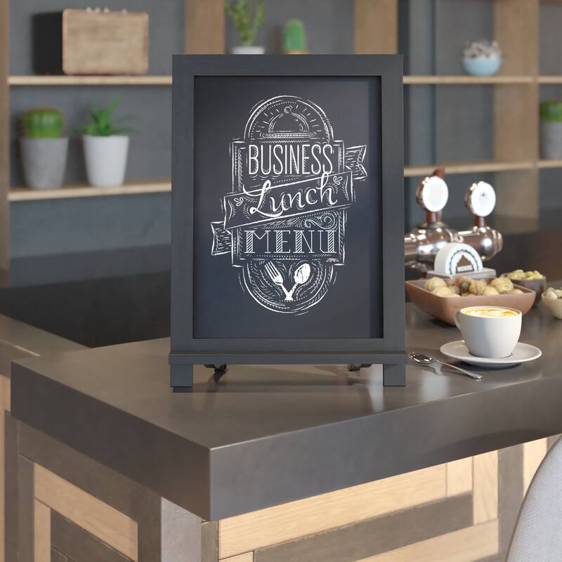 10 Pack Tabletop or Wall Mount Magnetic Chalkboards