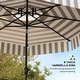 preview thumbnail 8 of 25, Outsunny 8.6FT Patio Umbrella, UPF 30+ Outdoor Market Umbrella, 2-Tier Vented Patio Table Umbrella with Crank 8 Ribs