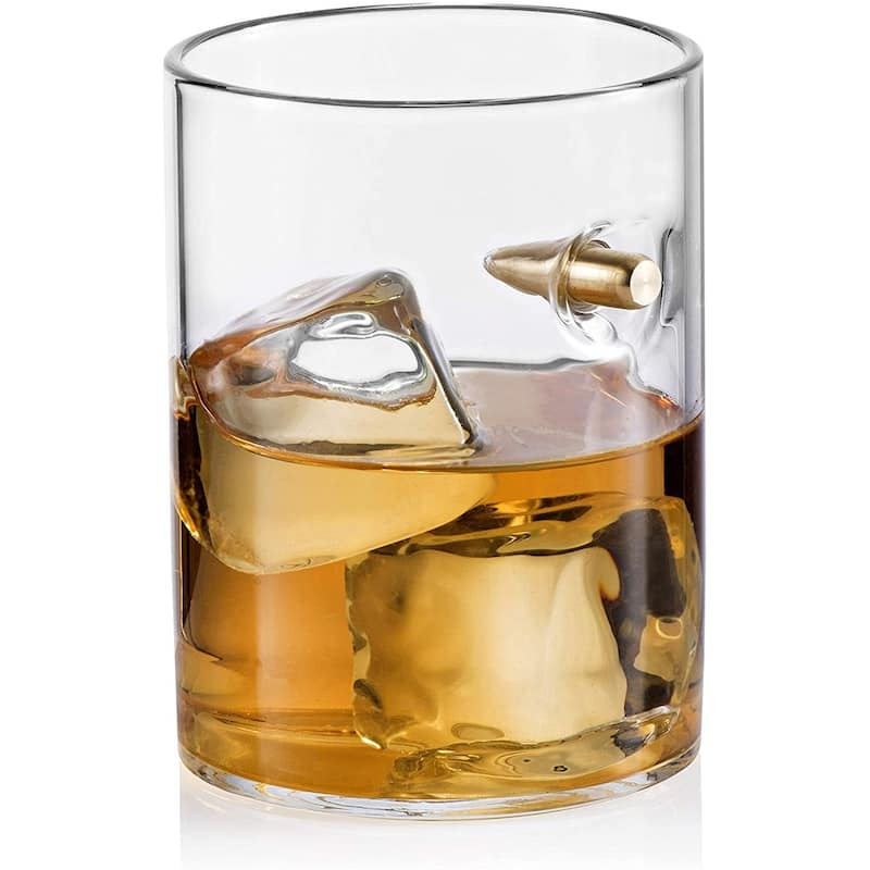 Bezrat Gun Decanter With 4 Glasses