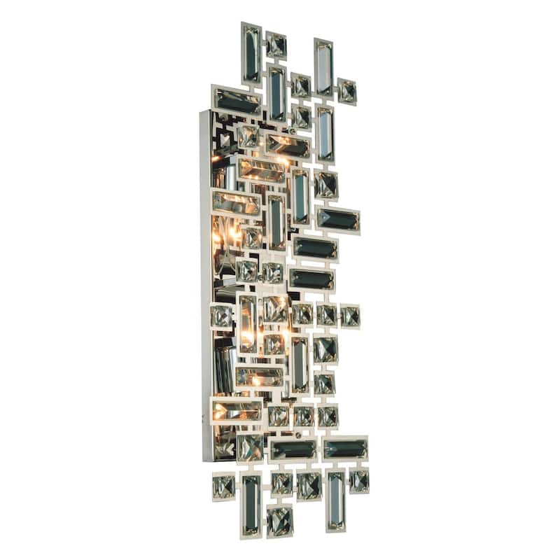 Elegant Lighting V2100W22/RC Picasso 4 Light 9" Tall Wall Sconce with - Chrome