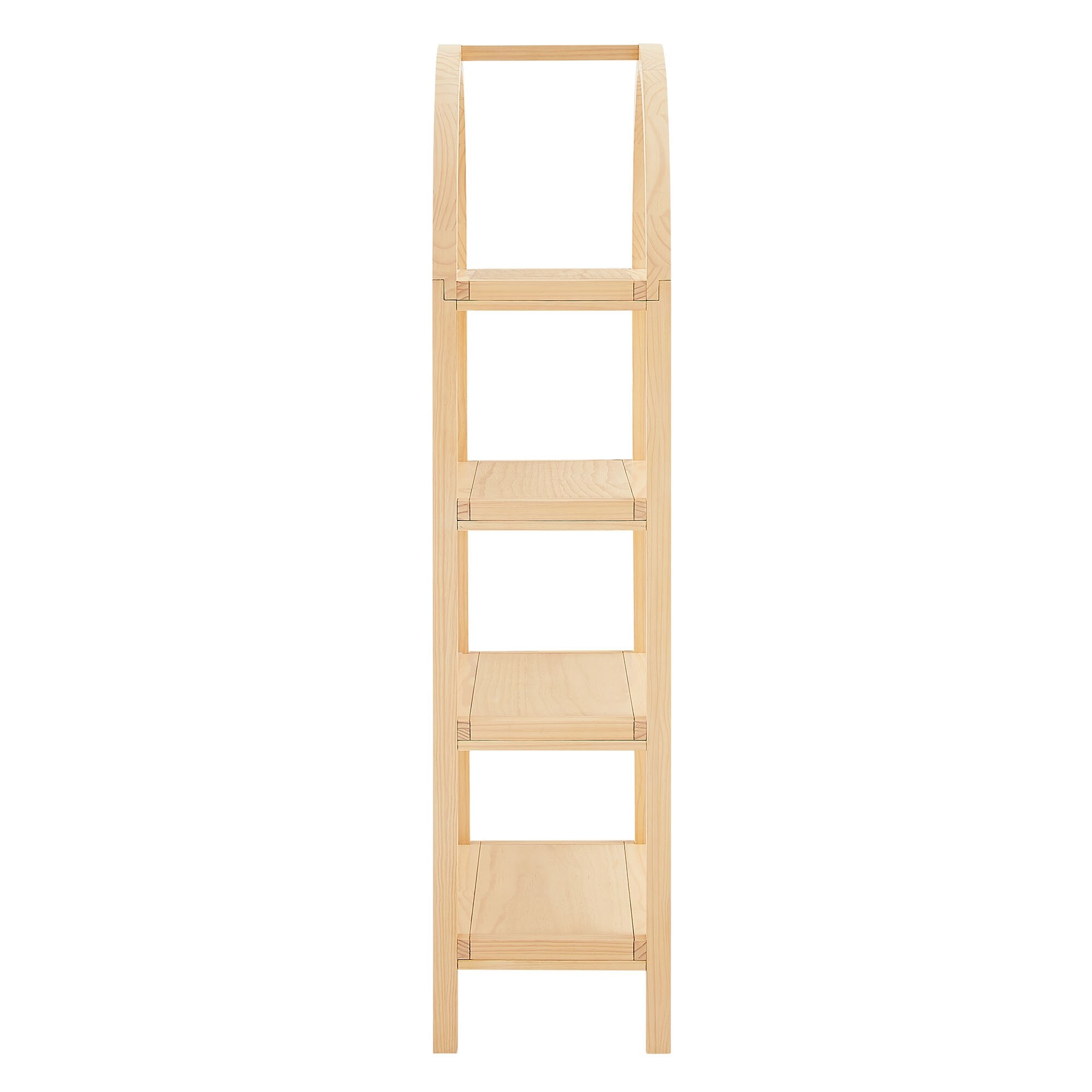 Vexley 60 Inch Arched Bookshelf - Overstock - 43098076
