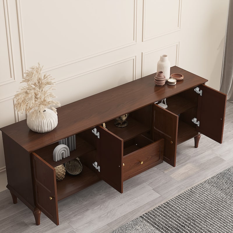 67" Mid-Century TV Stand for TVs up to 75"