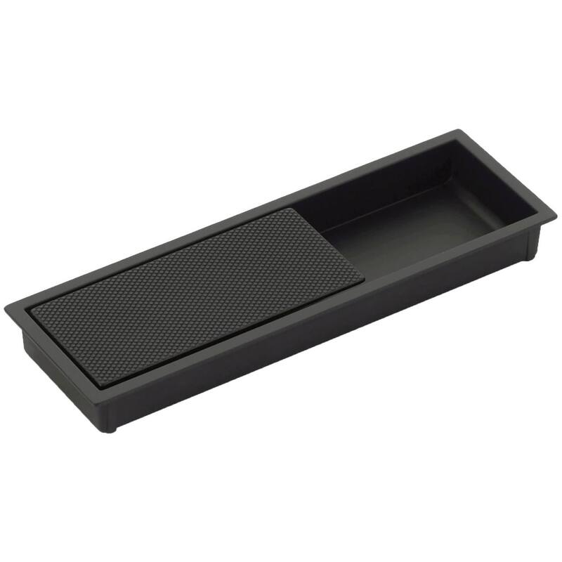 Schaub and Company MODO 6-1/4" X 2" Euro Modern Split Texture Recessed - Matte Black