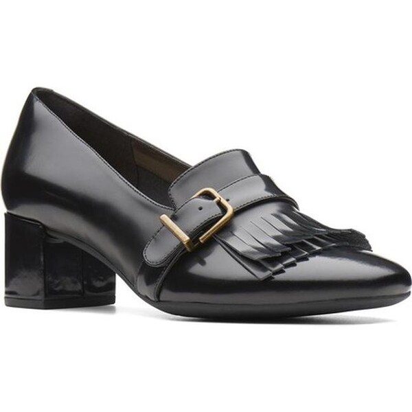 clarks patent leather pumps