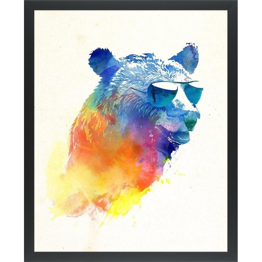 Shop Easy Art Prints Robert Farkas S Sunny Bear Premium Canvas