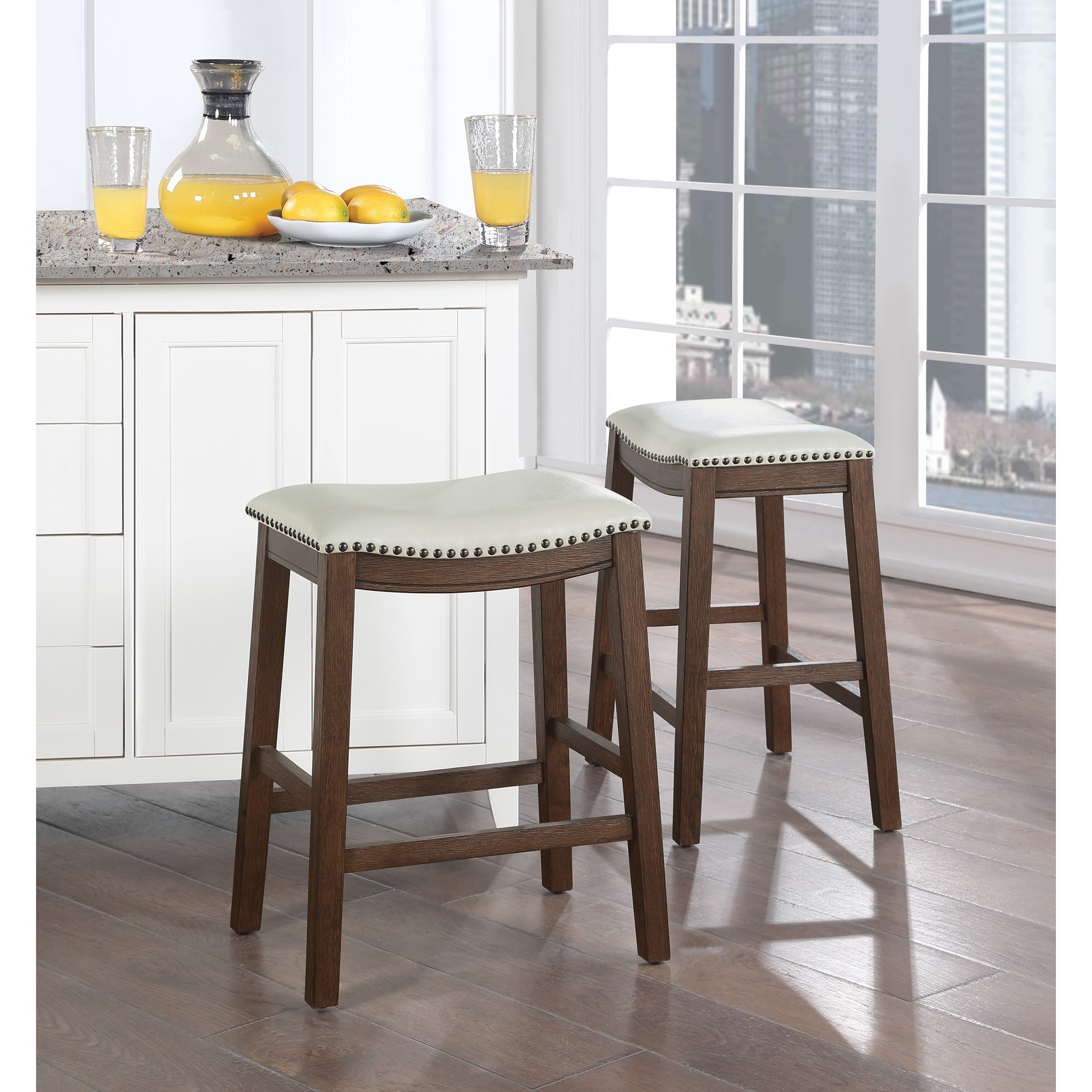 24" Saddle Stool (2-Pack)