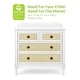 preview thumbnail 3 of 7, Madeline 4 Drawer Dresser with Changing Top and Interlocking Drawers - N/A