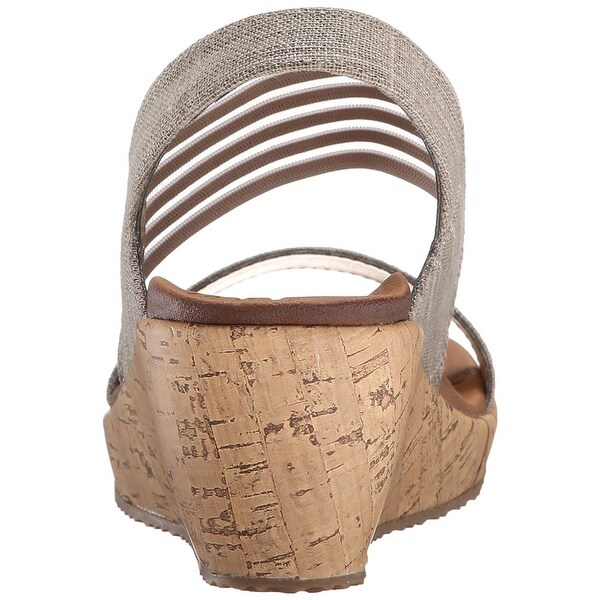 skechers beverlee smitten kitten wedge sandal