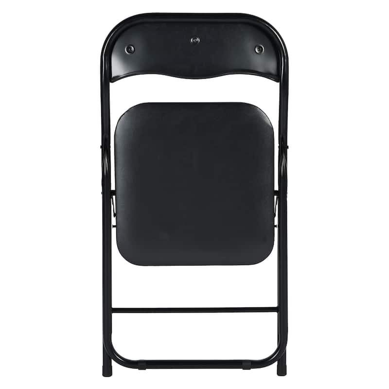 HomyLin Foling Chairs Padded Metal Foldable Conference Chairs Set