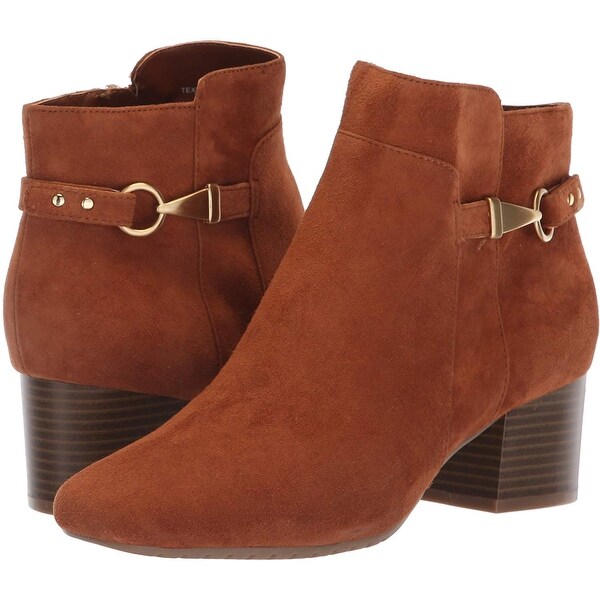 bandolino faruka block heel zip booties