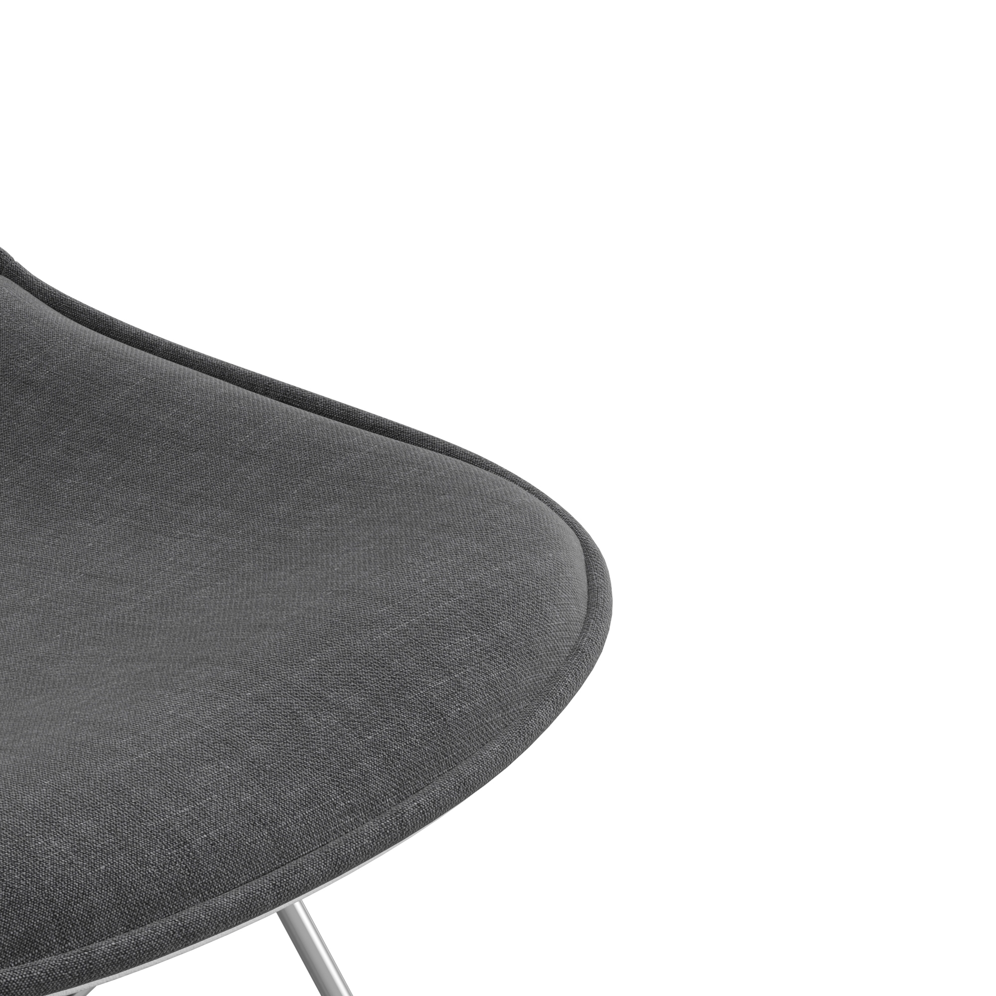 Katrina Side Chairs White Molded Plastic Seat Set of 2 Bed