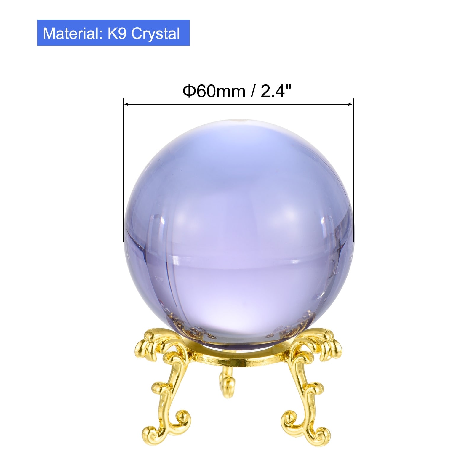 5pcs 90mm Clear Plastic Ornaments Ball