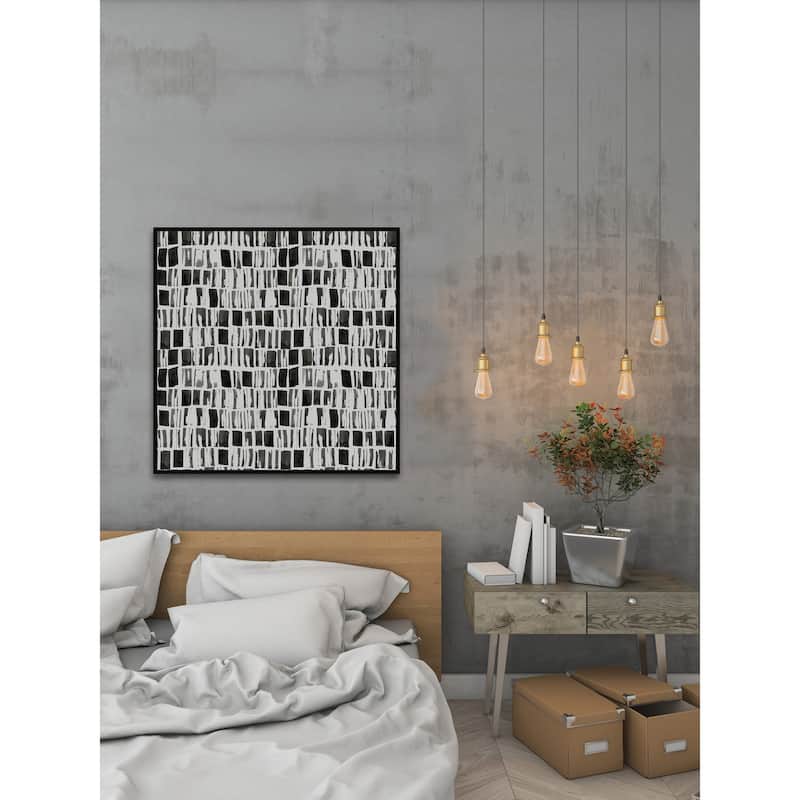 False Illusion Floater Framed Print on Canvas