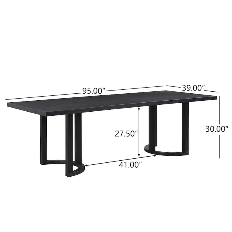 Zevrin 7pc Dining Set with Cushioned Seats, Rubberwood by Christopher Knight Home