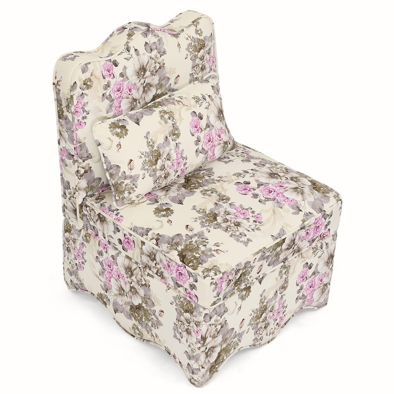 Flannel Single Armless Chair