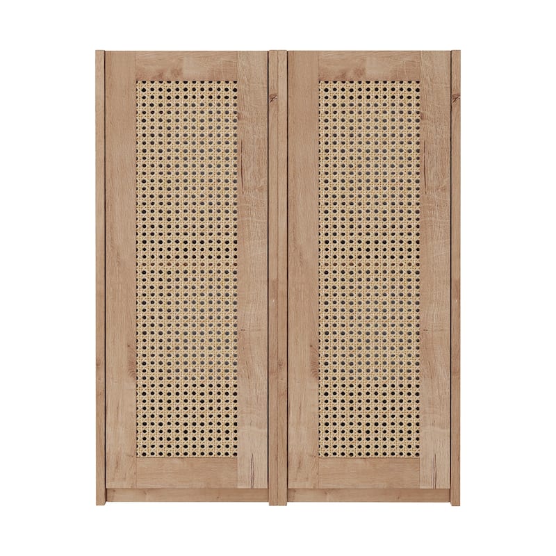 GDFStudio Bathroom Wall-Mounted Side Cabinet with Soft Close Doors