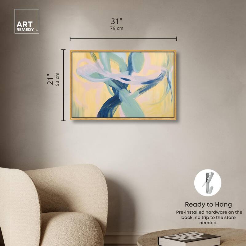 Entangled Embrace II Canvas by Art Remedy
