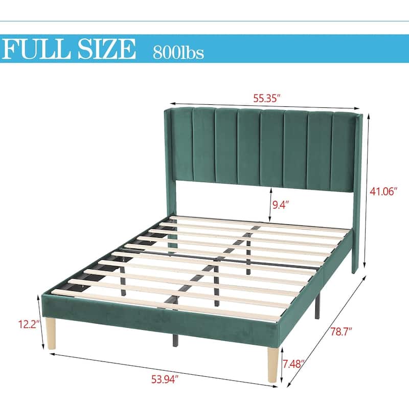 Alazyhome Upholstered Platform Bed Frame