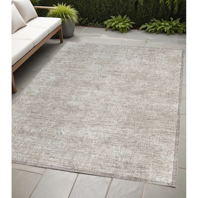 Bane Artistic Abstract Weather Resistant Versatile Elegance Outdoor Rug