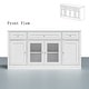 preview thumbnail 45 of 48, Large Entertainment Center Bookshelves 57x38 inch Hutch Space for TV