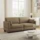 preview thumbnail 50 of 147, Corduroy Upholstered Modular Sectional Sofa for Living Room CAMEL 2-PIECE