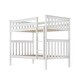 preview thumbnail 8 of 26, Now Furniture Solid Wood Twin Over Twin Bunk Bed with Straight Ladder