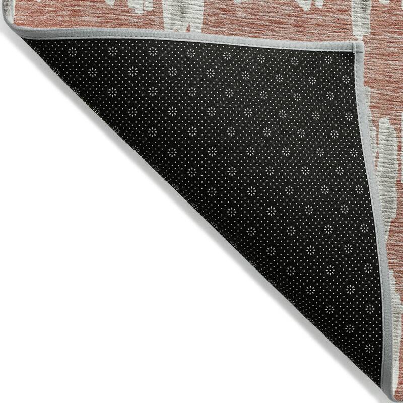 HomeRoots Striped Transitional Rectangle Outdoor Rug