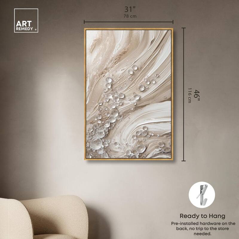 Viscous Veils III Canvas by Art Remedy