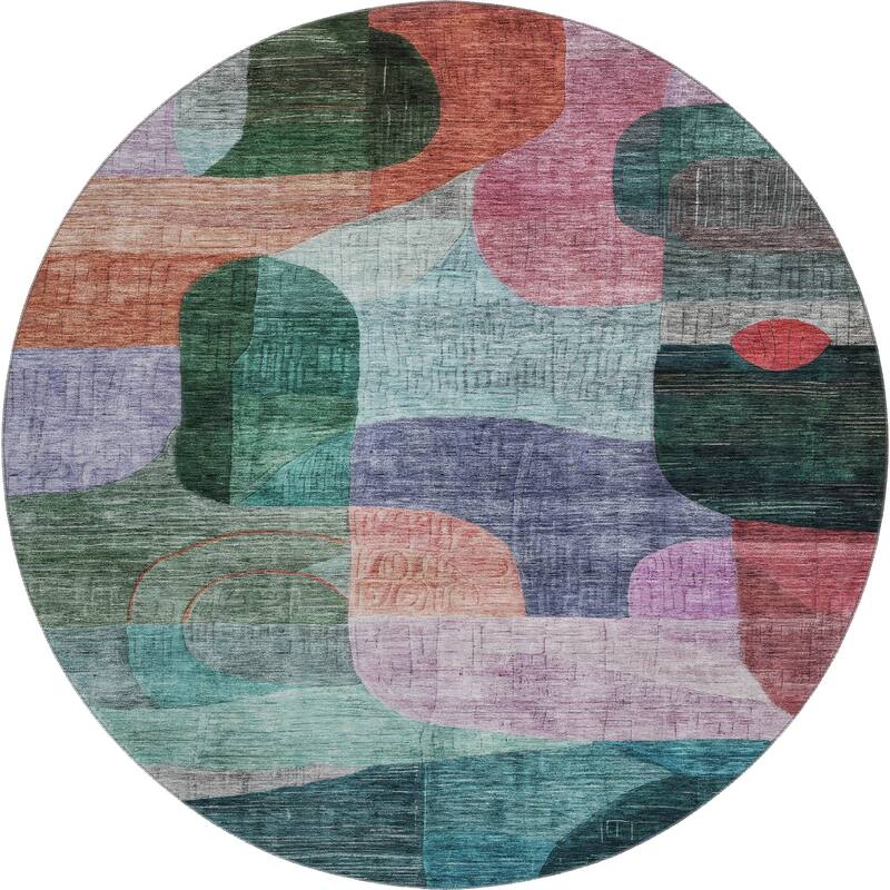 Premium Washable Super Soft Contemporary Abstract Mayfield Rug