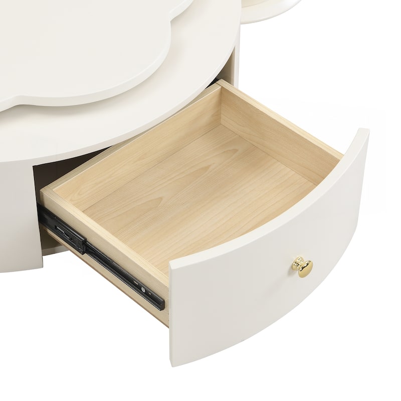 Modern Round Coffee Table Set of 2