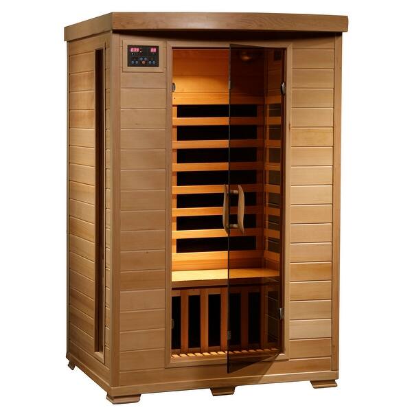 HeatWave Coronado 2-Person Hemlock Infrared Sauna with 6 ...