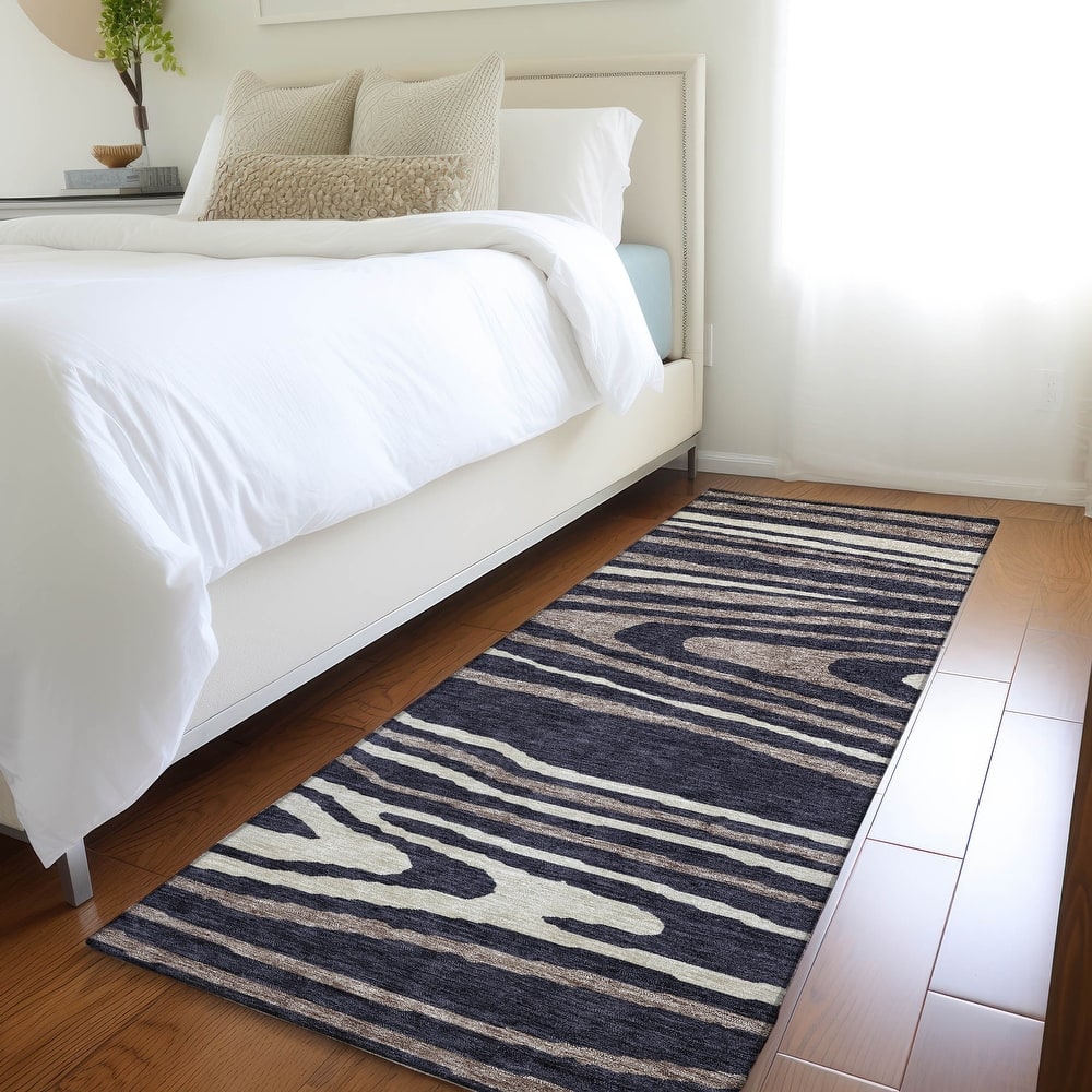 Premium Washable Super Soft Contemporary Grain Mayfield Rug