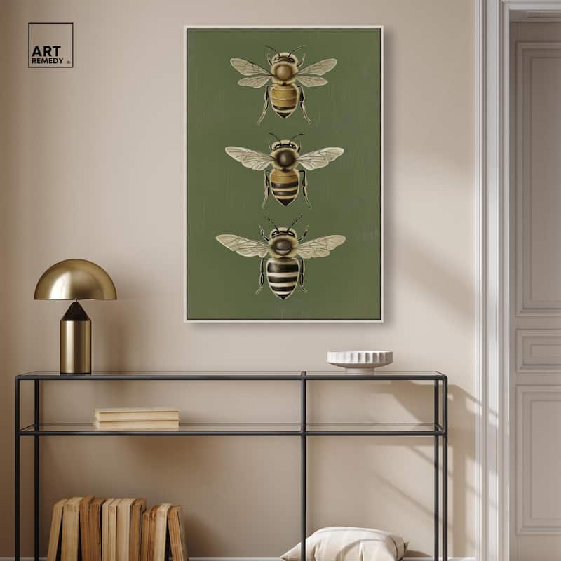 Anatomy of the Bee Canvas by Art Remedy