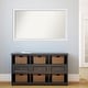 preview thumbnail 134 of 190, Wall Mirror Choose Your Custom Size - Extra Large, Blanco White Wood