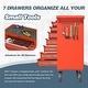 preview thumbnail 6 of 28, 7-Drawer Heavy Duty Rolling Tool Chest Tool Storage Box - N/A