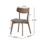 preview thumbnail 62 of 141, Christopher Knight Home - Chazz Mid-Century Modern Upholstered Dining Chairs Set with Solid Wood Splayed Leg
