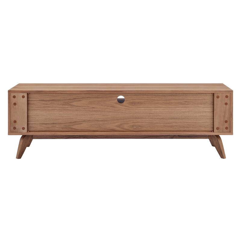 Lawrence 63" Media Stand in American Walnut - 62 inches