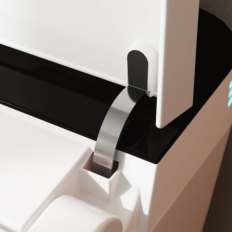 Smart Toilet Heated Seat, Warm Air Dryer, UV-C Sterilization, Auto Flush & Remote Control, One-Piece Intelligent Toilet