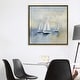preview thumbnail 9 of 16, iCanvas "Morning Sail" by Silvia Vassileva Framed Canvas Print