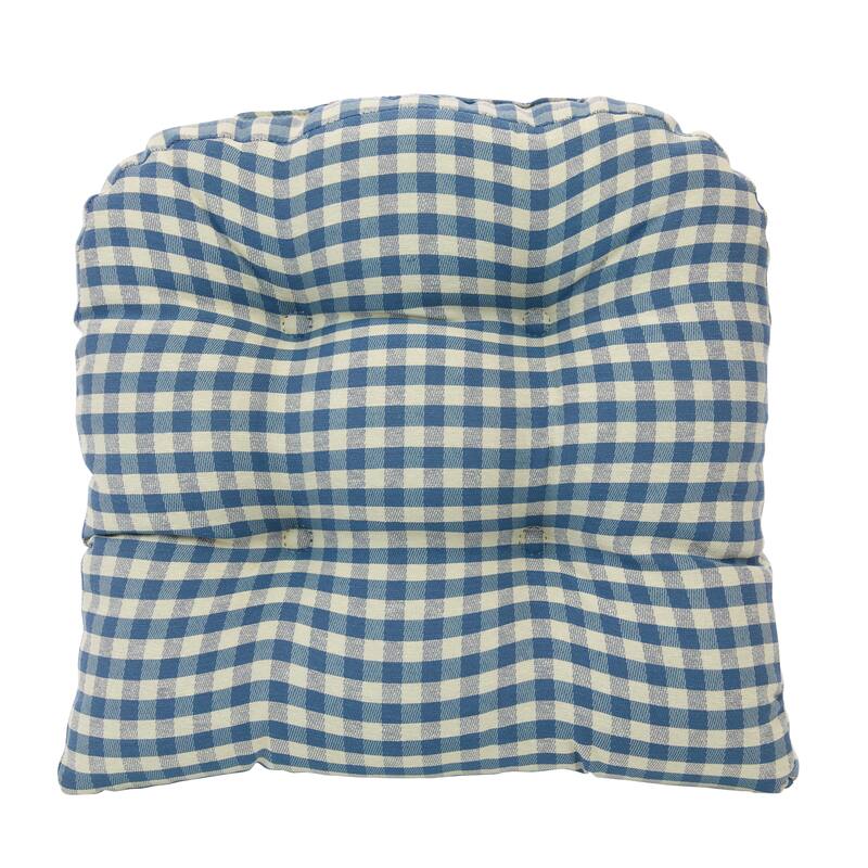 Klear Vu Gripper Overstuffed Universal Non-Slip Dining Chair Cushions