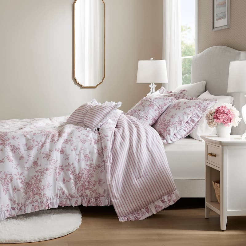 Madison Park Essentials Adele Comforter Set with Decorative Pillows