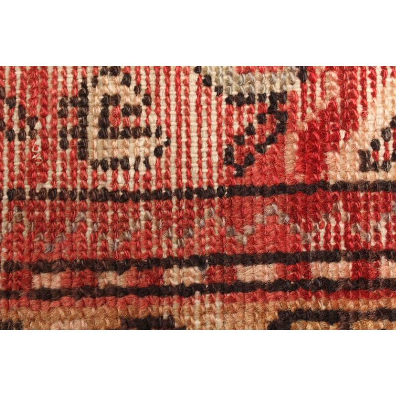 ECARPETGALLERY Hand-knotted Andelz Red Wool Rug - 3'10 x 7'3