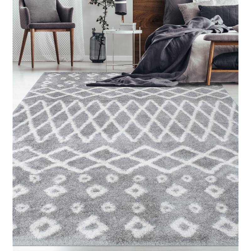 Noori Rug Lux Roy Moroccan 2-Inch Shag Rug