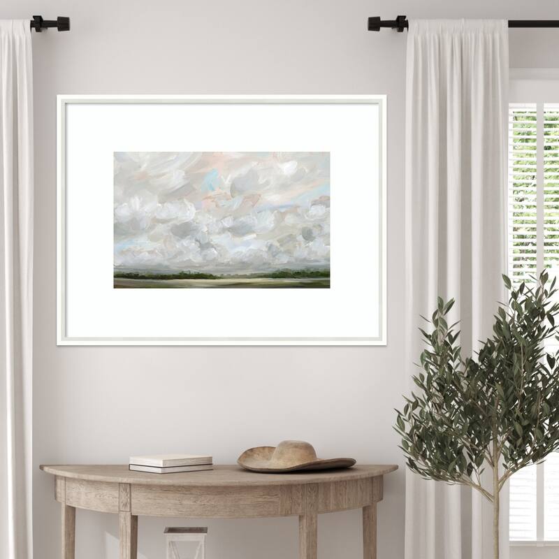 Muted Prairie by Nicole Walsh Wood Framed Wall Art Print