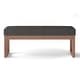 preview thumbnail 20 of 46, WYNDENHALL Madison 44 inch Wide Contemporary Rectangle Ottoman Bench