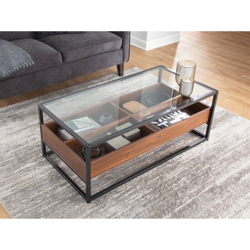 Display Coffee Table with Storage