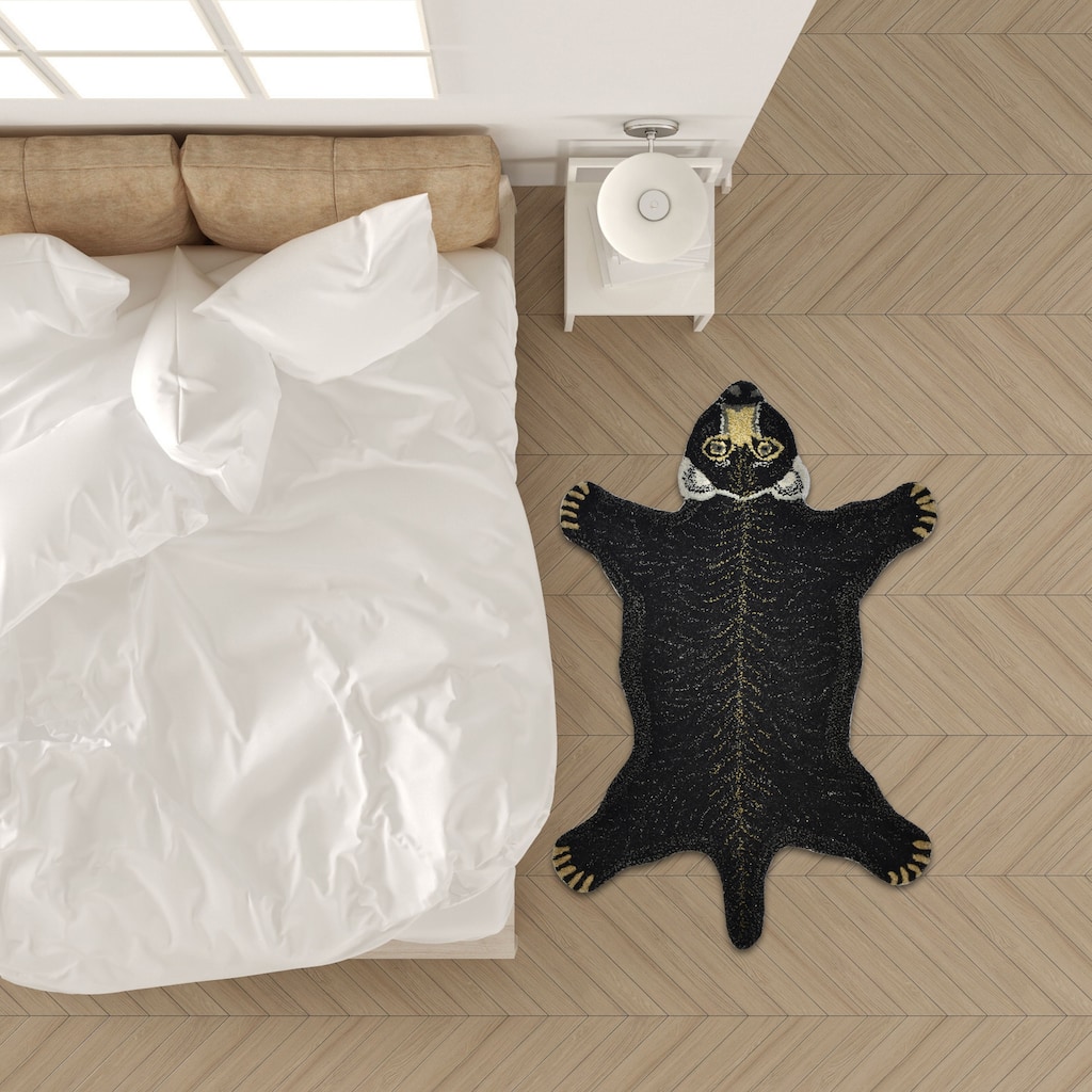 Fabstyles Animal Wool Printed Area Rag Rug Living Room, Hallway