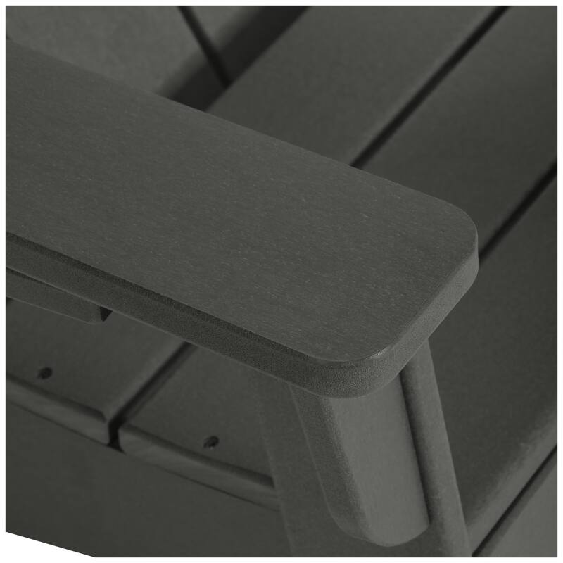 Shoreside Kids Outdoor Poly Adirondack Rocking Chair with Cup Holder (Set of 2)